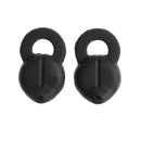 1Pair Universal Silicone Earbuds Eartips Caps for Wireless Headsets Black