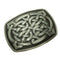 Novelty Classic Rectangle Celtic Pattern Belt Buckle Western Cowboy Rodeo