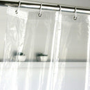 180Cmx180Cm Plastic Peva Waterproof Shower Curtain Transparent White Clear  J1H8