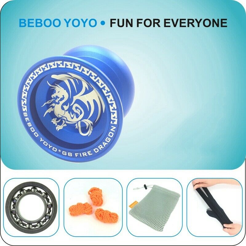 Bebooyoyo Metal Yoyo Professional Yoyo Set Yo Yo + Glove G8 Yo-Yo Metal Yoy D4J1