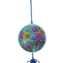 Dandelions 5D Diamond Painting LED Light Full Drill Home Decor Round w/ Tassel