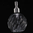 Glass Soap & Lotion Dispenser with Rust Proof Stainless Steel Pump, Refilla