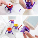 6Pcs Flip Toss It Bottle Cap Stand Kit Kichen Bathroom Shampoo Holder Econo B4D4