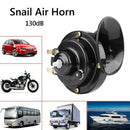 12V Loud Motorcycle 110DB Snail Electric Air Horn Waterproof Universal ABS .