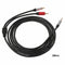 1.8M HiFi Sound 3.5MM to 2RCA Left and Right Channels Output Jack Audio Cable