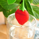 Cute Silicone Tea Strainer Strawberry Shape Tea Leaf Coffee Filter Infuser