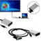 VGA TO HDMI OUTPUT 1080P HD + AV TV HDTV VIDEO USB CABLE CONVERTER ADAPTER Delux