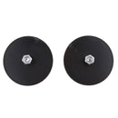 2pcs 2" Round Orange Reflector Universal For Motorcycle ATV Dirt Bike