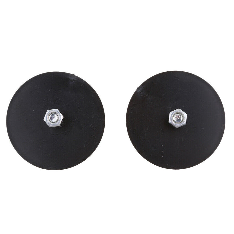2pcs 2" Round Orange Reflector Universal For Motorcycle ATV Dirt Bike
