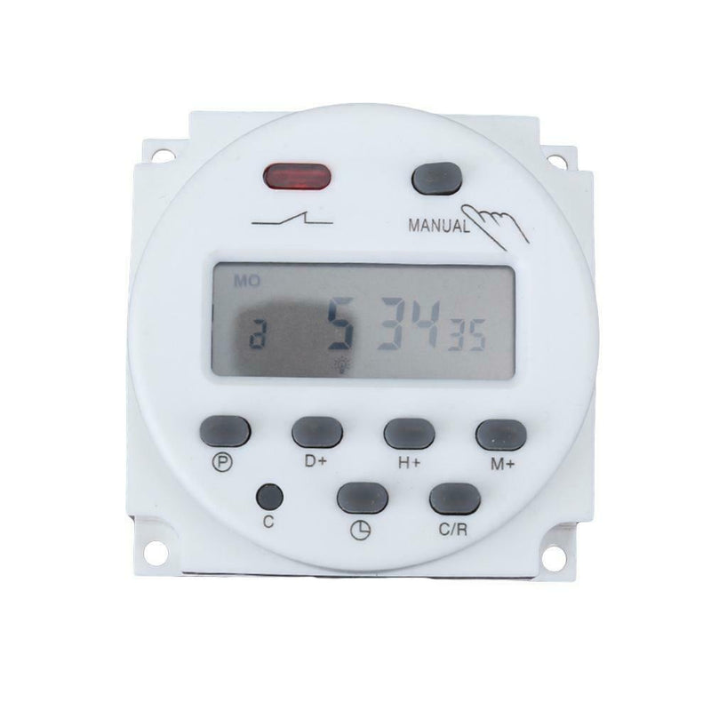 Digital LCD Display Power Timer Weekly Programmable Time Relay Switch(220V)
