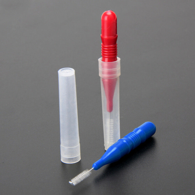 30pcs Tooth Flossing Head Hygiene Dental Plastic Interdental Brush Toothpic A