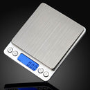 Mini 0.1g 2000g Electronic Digital Scale Jewellery Baking Kitchen Weighing Scale