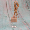 Pack of 4 6ML Glass Car Hanging Perfume Bottles Air Freshener Fragrances