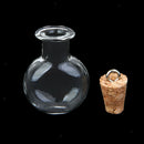 10Pcs Claear Glass Wishing Bottles with Cork Message Weddings Wish Jewelry