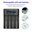 4-Slot Smart LCD Battery Charger Discharge Recharge Li-ion Ni-Cd Ni-NH AAA 18650