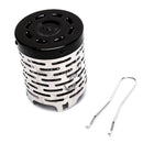 Stainless Steel Portable Mini Camping Warmer Heater Cap Outdoor Gas Stove  3C