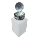 200ml Plastic Push Down Pump Bottle, Refillable Container for Alcohol and