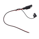 5x SAE Power 12V 300mm 10A 18AWG Extension Cable Plug 2 Pin for Solar Panel