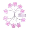 Butterfly Photo Clip LED Light Battery Garland Christmas Wedding Home Decor