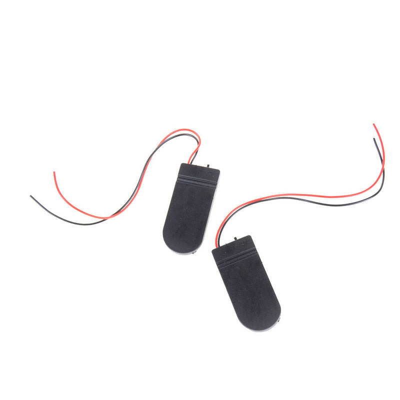 5x On-Off Switch CR2032 6V Button Coin Cell Battery Holder Wire Case Box JR