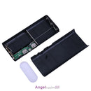 Mini Plastic 5 X 18650 Batteries Power Supply Power Bank DIY Box(Black)