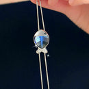 Fashion Long Fish Sweater Chain Necklace High Jewelry Crystal Women's Chain