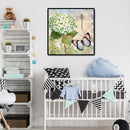 5D DIY Diamond Painting Flower Butterfly Full Round Embroidery Kit (LG122) A