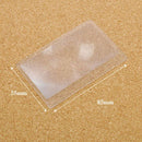 5x Credit Card Size 3*Magnifier Reading Magnifying Glass Pocket Magnifier  DES