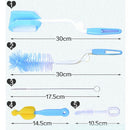 5Pcs Baby Feeding Bottle Brush Sponge Cleaner Straw Nipple Cleaning Washing Tool