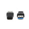 USB A Male to USB Type-C Female Elbow Plug Adapter Converter