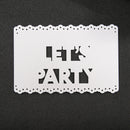 Cutting Dies Embossing Decorative Mold Letters Scrapbook Template (GG0314)