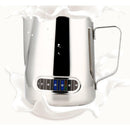 2cps 600ML Stainless Steel Coffee Milk Frothing Jug Garland Cup with Thermometer