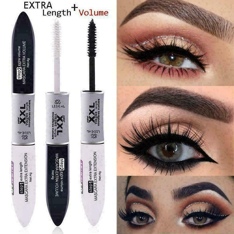 New Silk Fiber Eyelash Mascara Black Mascara Waterproof Silk-Fiber C4B6 W0B A3J7