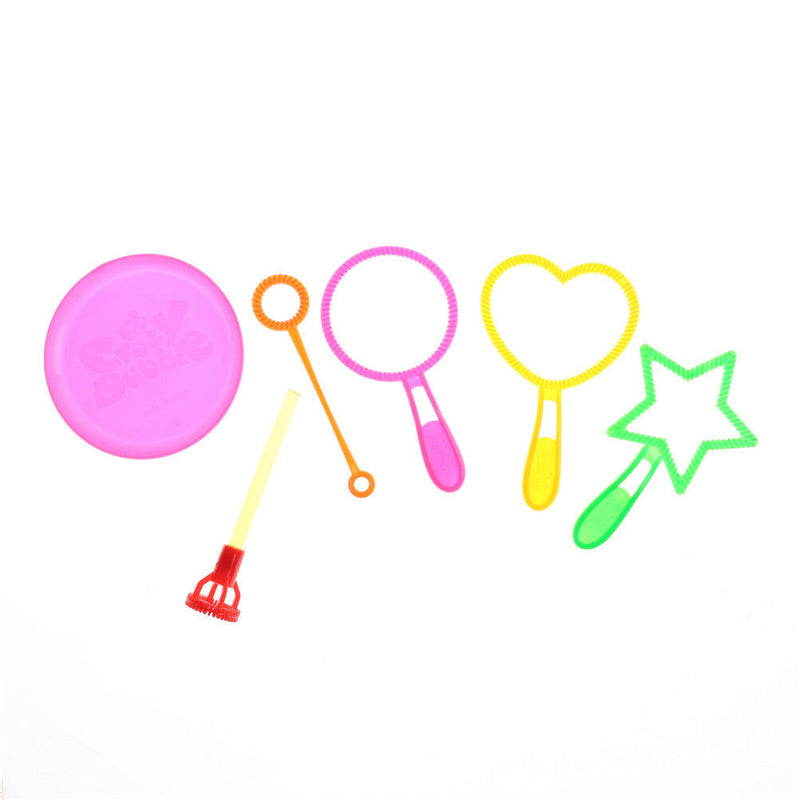 6pcs Kids Summer Blowing Bubble Toys Bubble Sticks Set for Children Outdoor3C