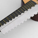 Guitar Neck Notched Ruler Fret Fingerboard Straight Edge Measuring Tool