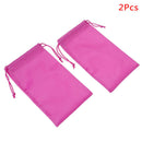 2 Pcs Rose Red Yoga Resistance Band Bag Yoga Accessories FTJ.AU