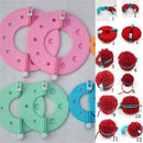 1Set 4Sizes Pom Maker Fluff Ball Weaver Needle Knitting Wool Tool Yarn Kit LJ