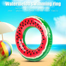 Outdoor Watermelon Swimming Ring Inflatable Pool Float Circle PVC (90cm)