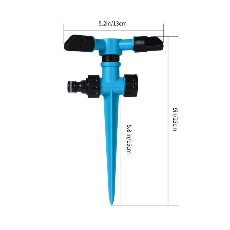 Garden Sprinkler, 360 Degree Rotating Lawn Sprinkler with Up To 3,000 Sq. F