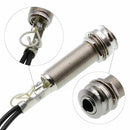 21-INCHES Wire Length 1/4 Inch Output Jack 2 In 1 Piezo Pickup Disc Transdu