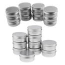 22 Packs 150ml+10ml Lotion Lip Balm Soap Tins Tea Leaf Pills Glitters Herbs Jars