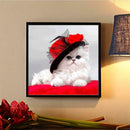 5D Hat Cat Diamond Painting Embroidery DIY Cross Stitch Home Decor