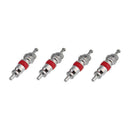 4 Sets Car Tire Pressure Sensor TPMS Service Kit with Nut Valve Cap Gasket