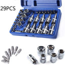 29pc Polish Chrome Vanadium Steel Household Tool Set Auto Repair Tool Hardware