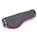 1Pair Bike Handlebar Fiber Leather Mountain Bike Grips Non-slip Lock For Bic_kz