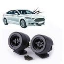 2pcs Half Dome Car Loud Speaker Tweeter High Efficiency Audio System with Stand