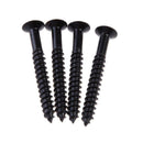 Free  4 Black Neck Joint Bushings Bolts for Electric Guitar Bass