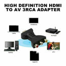 HDMI Male to 3 RCA Video Audio AV Adapter Component Converter for HDTV DVD Plug