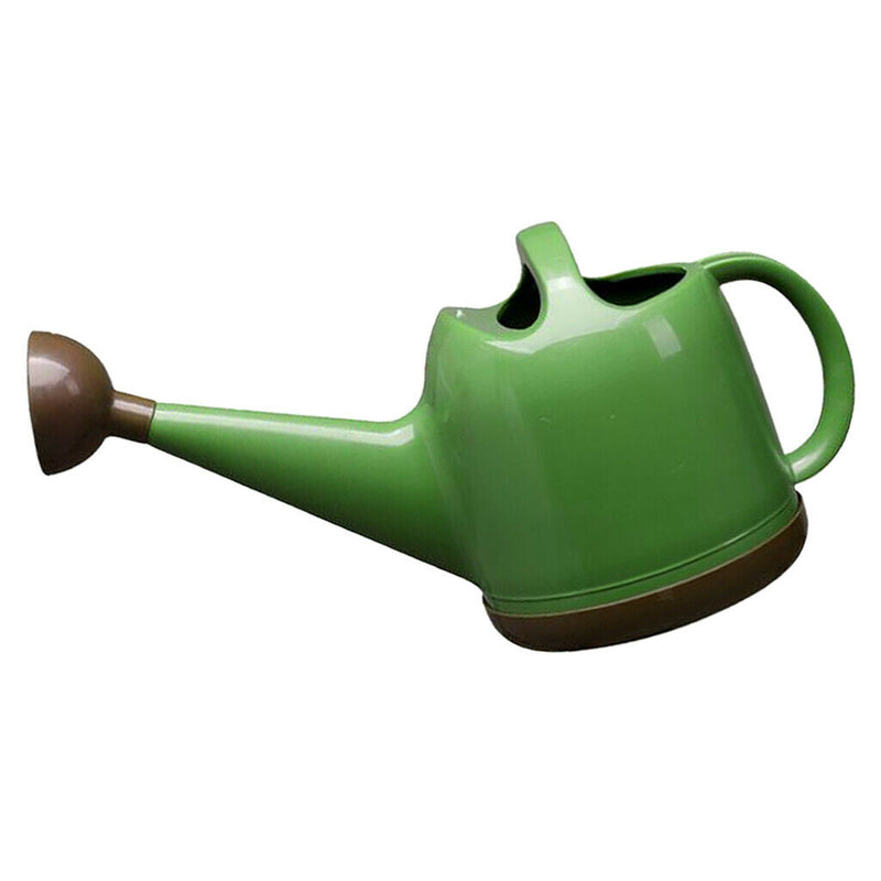 2pcs 4L Watering Can Plant Watering Jug Container Easy Pouring Green/Beige