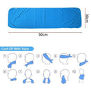 4 Pack Cooling Towel Soft Breathable Ice Towel Absorbent Fast Drying Towels